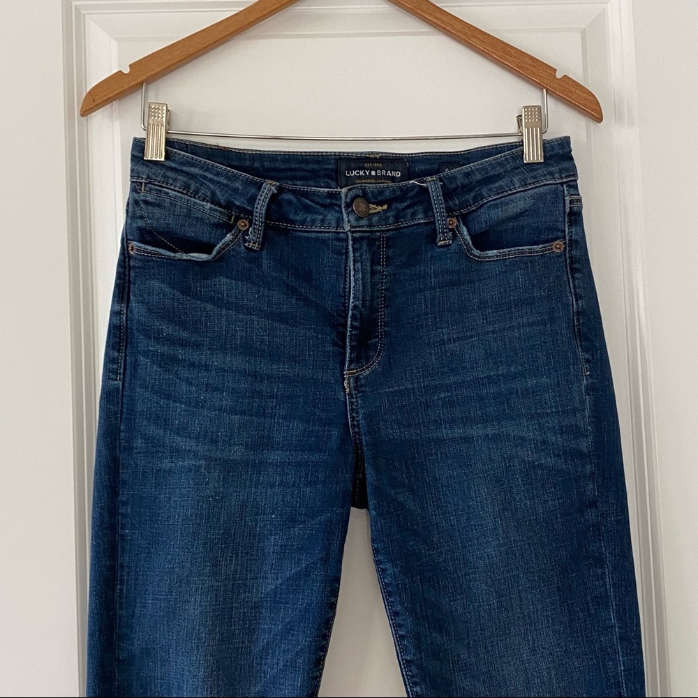 Lucky Brand High Waist Hayden Crop Blue Jeans Size 6/28 with MEASUREMENTS! - Picture 9 of 13